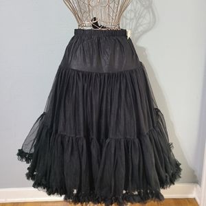 Dancing Days by Banned Crinoline Petticoat Black 5XL